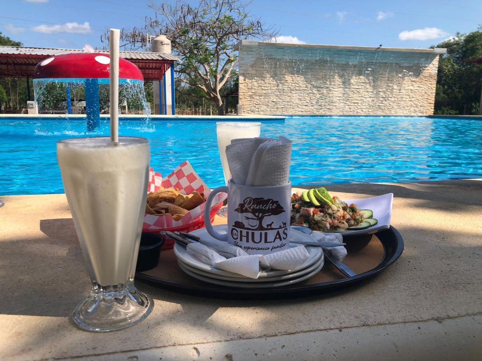 Ranch Las Chulas Hotel And Restaurant Puerto Morelos Eksteriør bilde